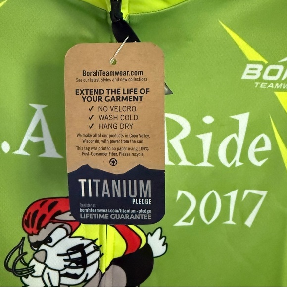 Borah M.A.D. Ride Cycling Jersey size XL NEW - Picture 5 of 9